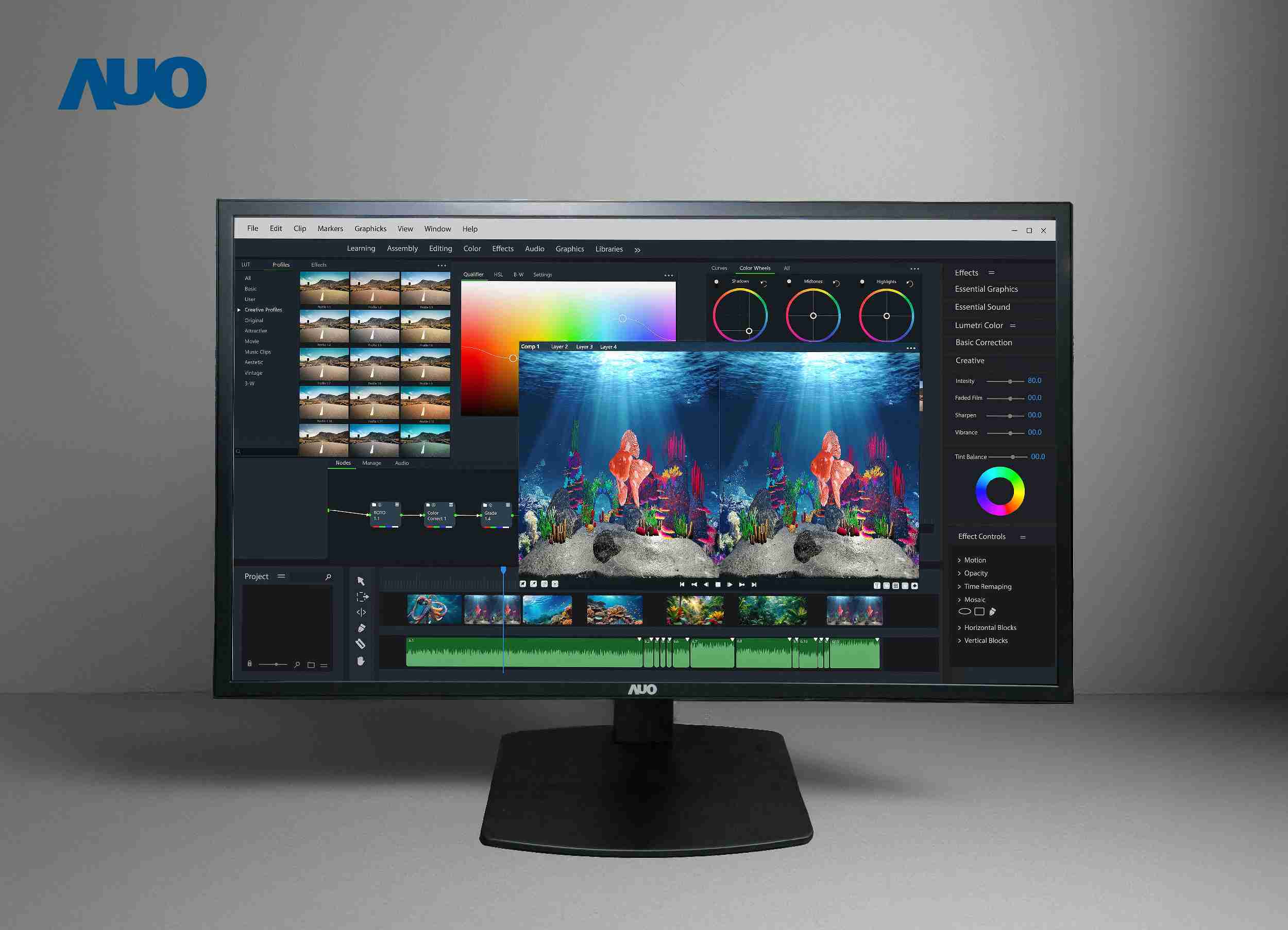 918.COM开发32吋2D/3D专业桌上型显示器，，，拥有8K4K超高分辨率，，并以低串扰算法优化3D显示效果，，，搭载自动眼球追踪功能，，，，能实时调整3D图像，，，，进行实时2D与3D无缝共存窗口，，，，提供图像设计工作者突破二维接口的崭新工作氛围与效率